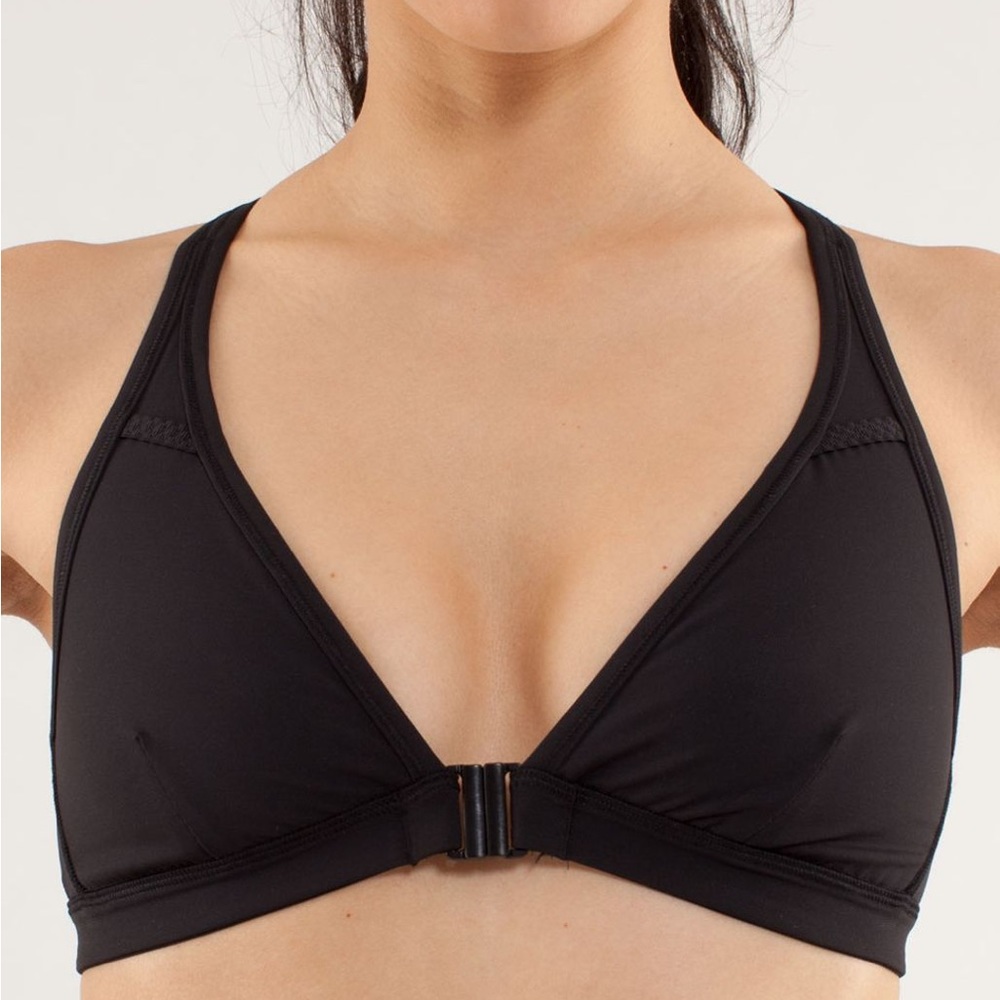 lululemon clip front sports bra